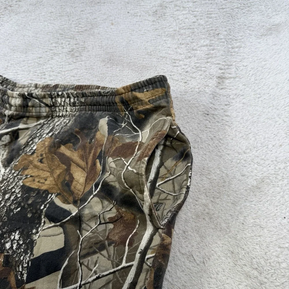 Vintage Liberty Sweatpants Men XL Camo Realtree Fleece Jogger Hunting Drawstring